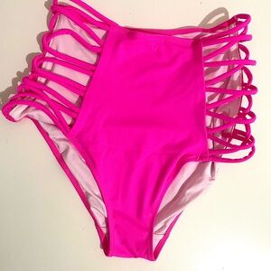 PINK Victoria's Secret Hot Pink Bikini bottom